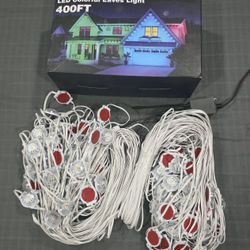 Iluminación exterior RGB 400Ft
IP 65 APP y Control Remoto 
Sync to music y Timing Function