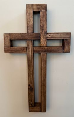 2 available Interlocking Woven Crosses