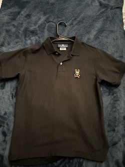 Black psycho bunny polo