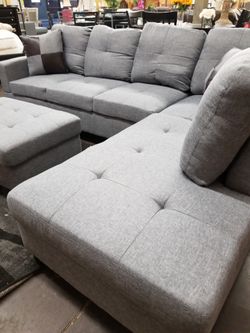 Sectional and Ottoman SALE Only $499! 🔥