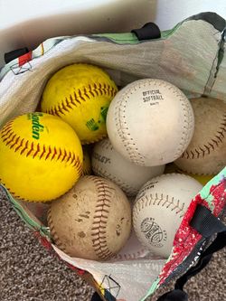 15 Softballs – Practice / Batting Balls