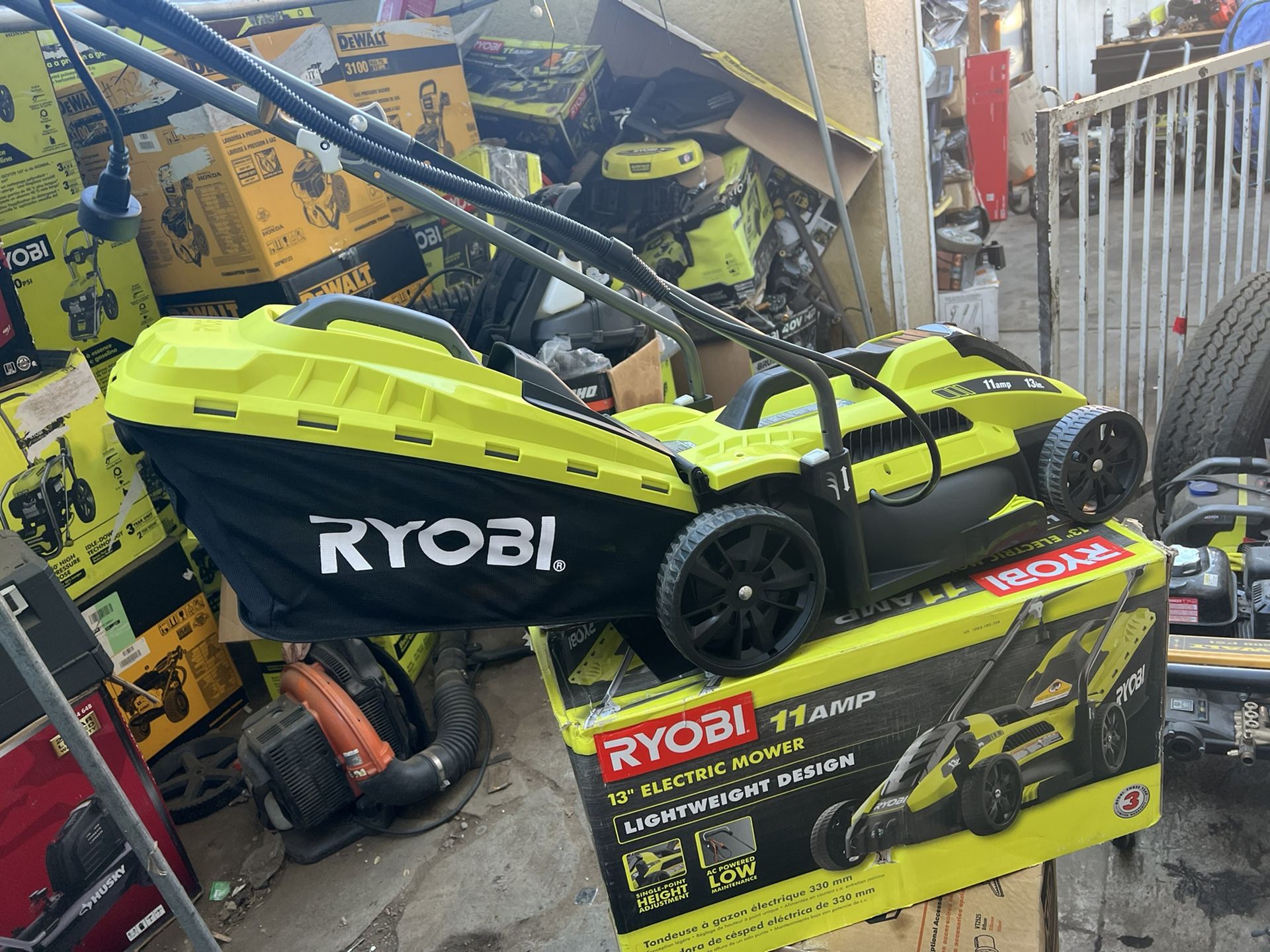 RYOBI 13 in. 11 Amp Corded Electric Walk Behind Push Mower