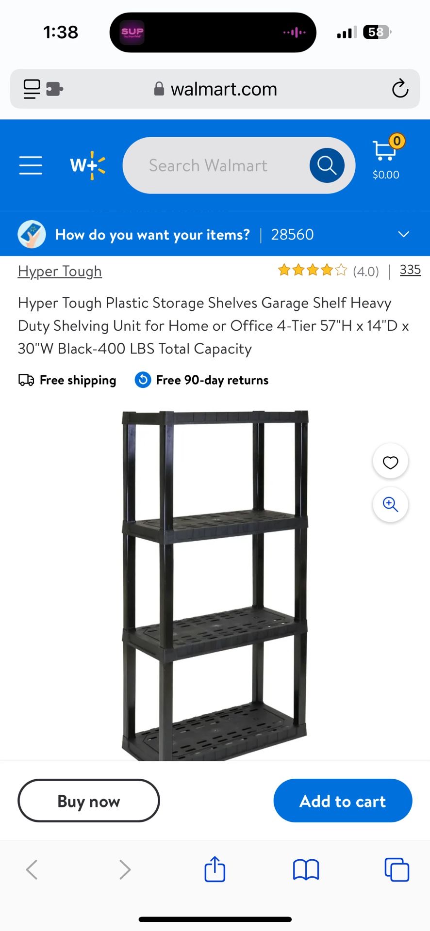 Heavy-Duty Plastic Utility Shelving