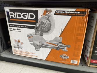 Brand New Ridgid 10 Inch Dual Bevel Miter Saw 