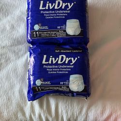 Two Packages Of LivDry Protective Underwater