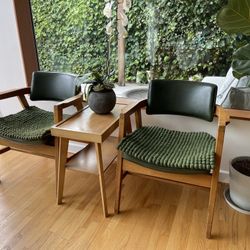 Vintage Mid century Chairs Set Of 2