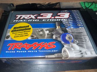 Traxxas 3.3 nitro motor factory wrapped box