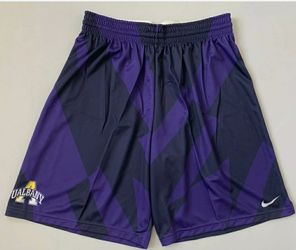 University Of Albany Nike Lacrosse Motion Game Shorts Men's L