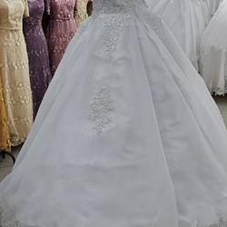 brand new wedding gown