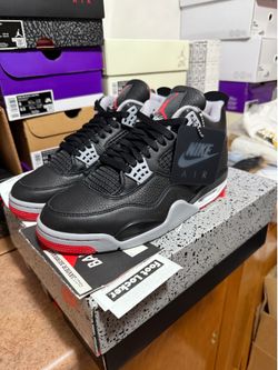 NIKE AIR JORDAN 4 BRED REIMAGINED Sz 8.5 DS