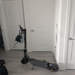 Segway ninebot with Lazer bike helmet