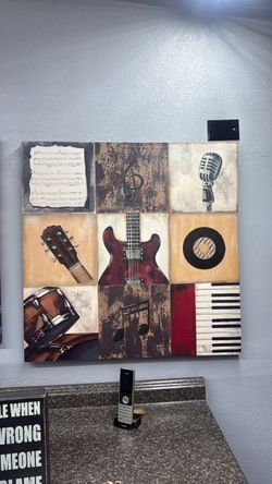 Music Themed Canvas Wall Art