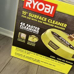Ryobi - 600 PSI Washers & 15” Surface Cleaner