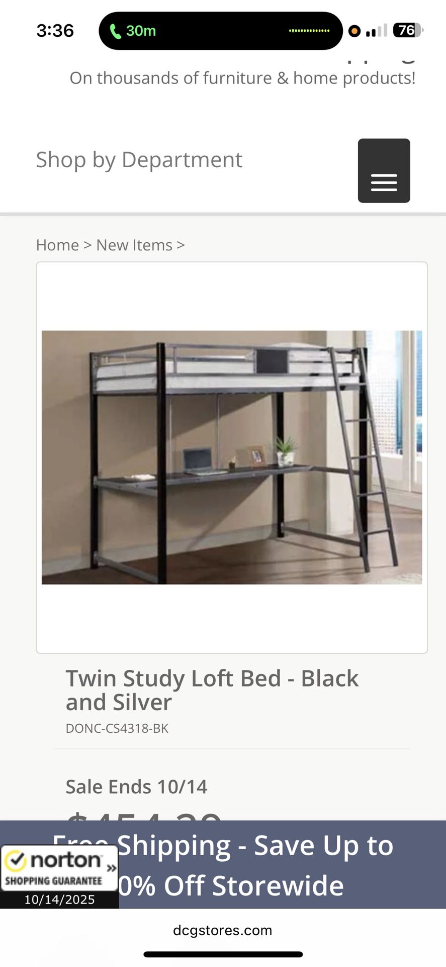Loft Bed With Desk & Gaming Chair