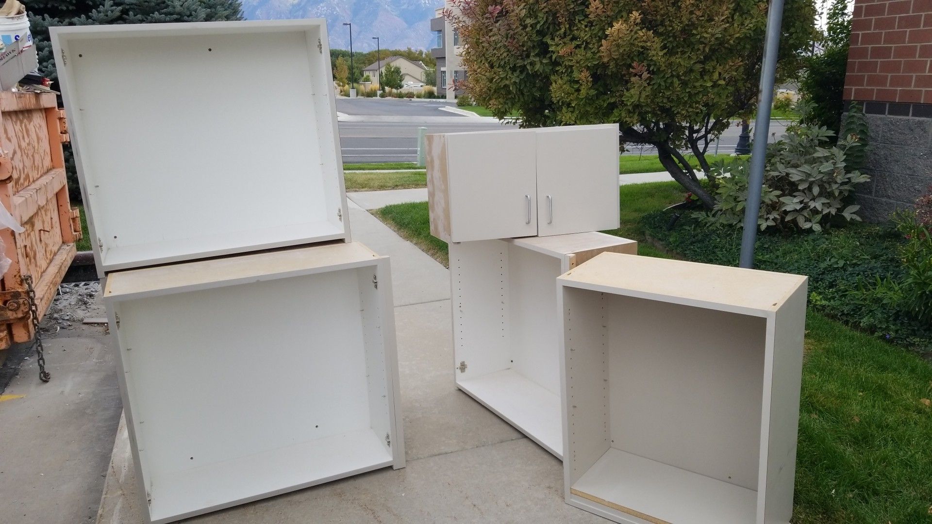 Tons of Cupboards, cabinets, drawers, filing drawers, and countertops. NEED GONE ASAP.