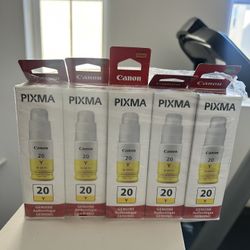 Yellow Cannon Printer Ink 