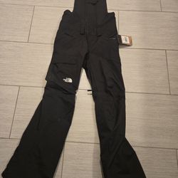 The North Face Freedom Snow Bib Black Womens XS NWT