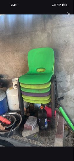 Kids Plastic Stackable Chairs Set