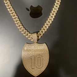 Pendant Cuban Gold Diamond Chain