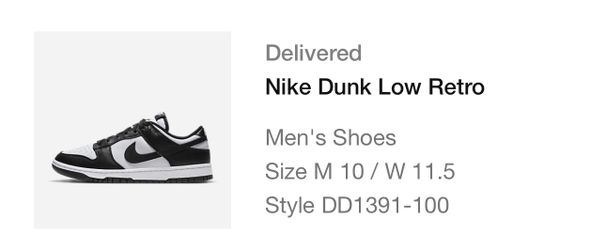 Nike Dunk Low Pandas
