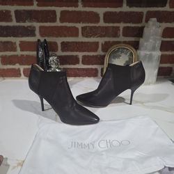 Jimmy Choo Decant brown ankle bootie