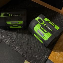 7.5 And 4.0 Ego Batteries 