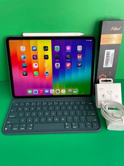 128GB Apple IPad Pro 11” 4th Generation (2022 Model / M2 chip ) with Keyboard, pen & Accessories (256gb /512GB)