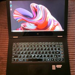 Touchscreen Core i7 Laptop/Tablet 8GB RAM 256GB SSD 3200x1800 QHD LCD Webcam Wi-Fi & Bluetooth Wireless Windows 11