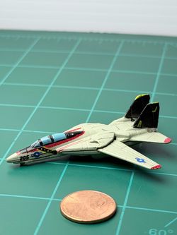 1992 Vintage Micro Machines Military Plane US Navy F-14 Tomcat Fighter Jet Plane