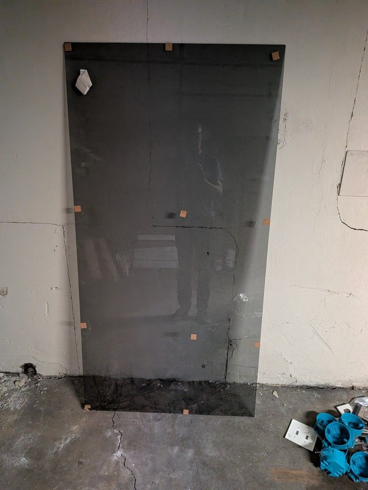 Glass Panel For Table Top Or Desk 35 X 65