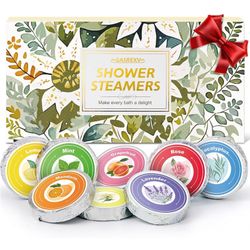 Brand New Shower Steamers Aromatherapy 8-Pack Gifts Set - Natural Essential Oil Shower Steamers for Relaxation