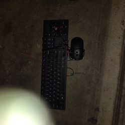 Computer keyboard and mouse