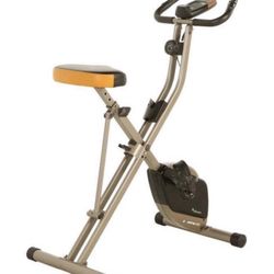 🔥🚴‍♂️ Gold Heavy-Duty Foldable Exercise Bike – 400 lb Capacity – Brand New in Box! 💪