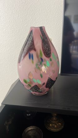 Murano glasss Favrile glass collection vase by Dell Tiffany