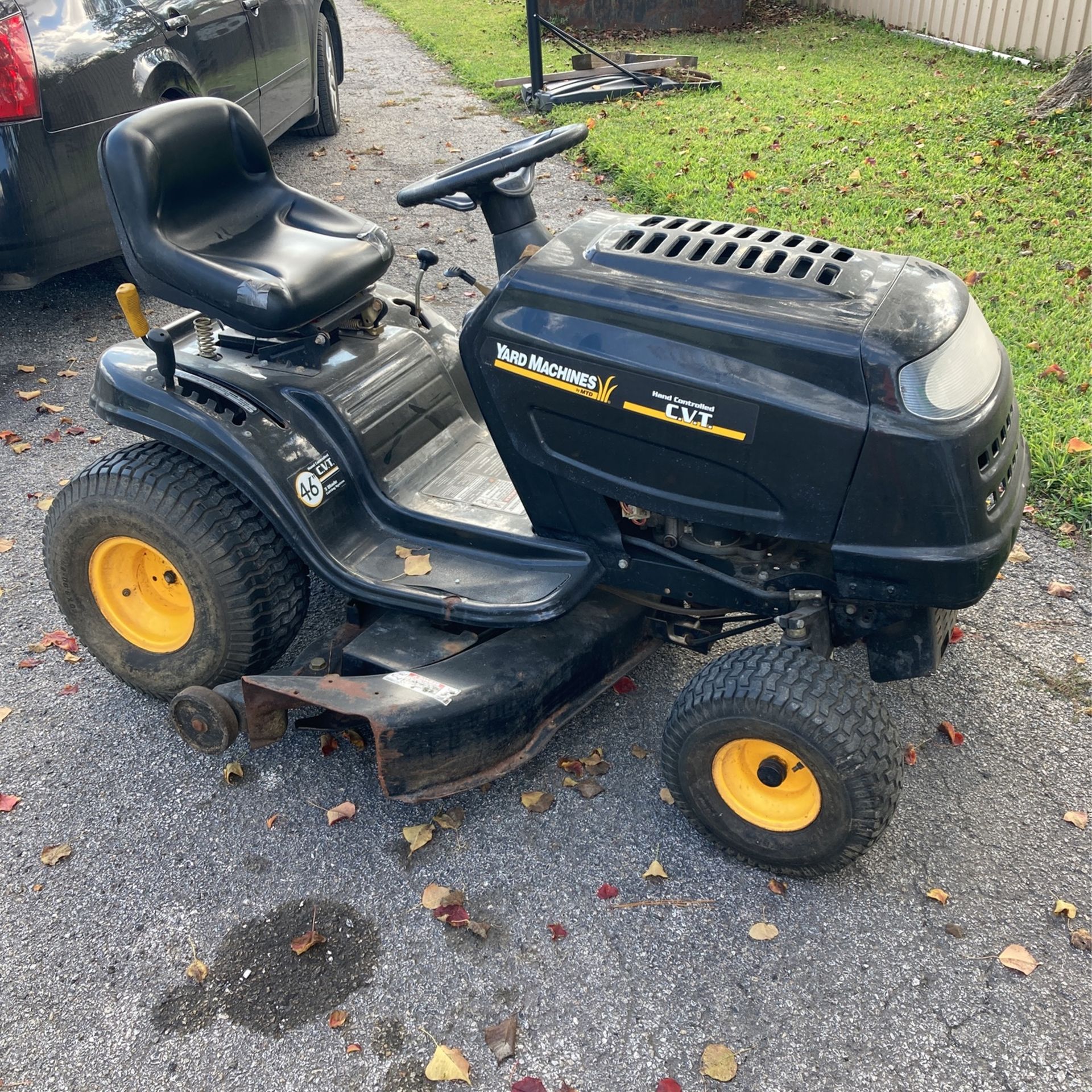 Yard Machines By MTD Riding Lawnmower