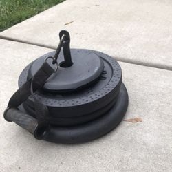 Iron Pin With 100 Pounds Weight Plates