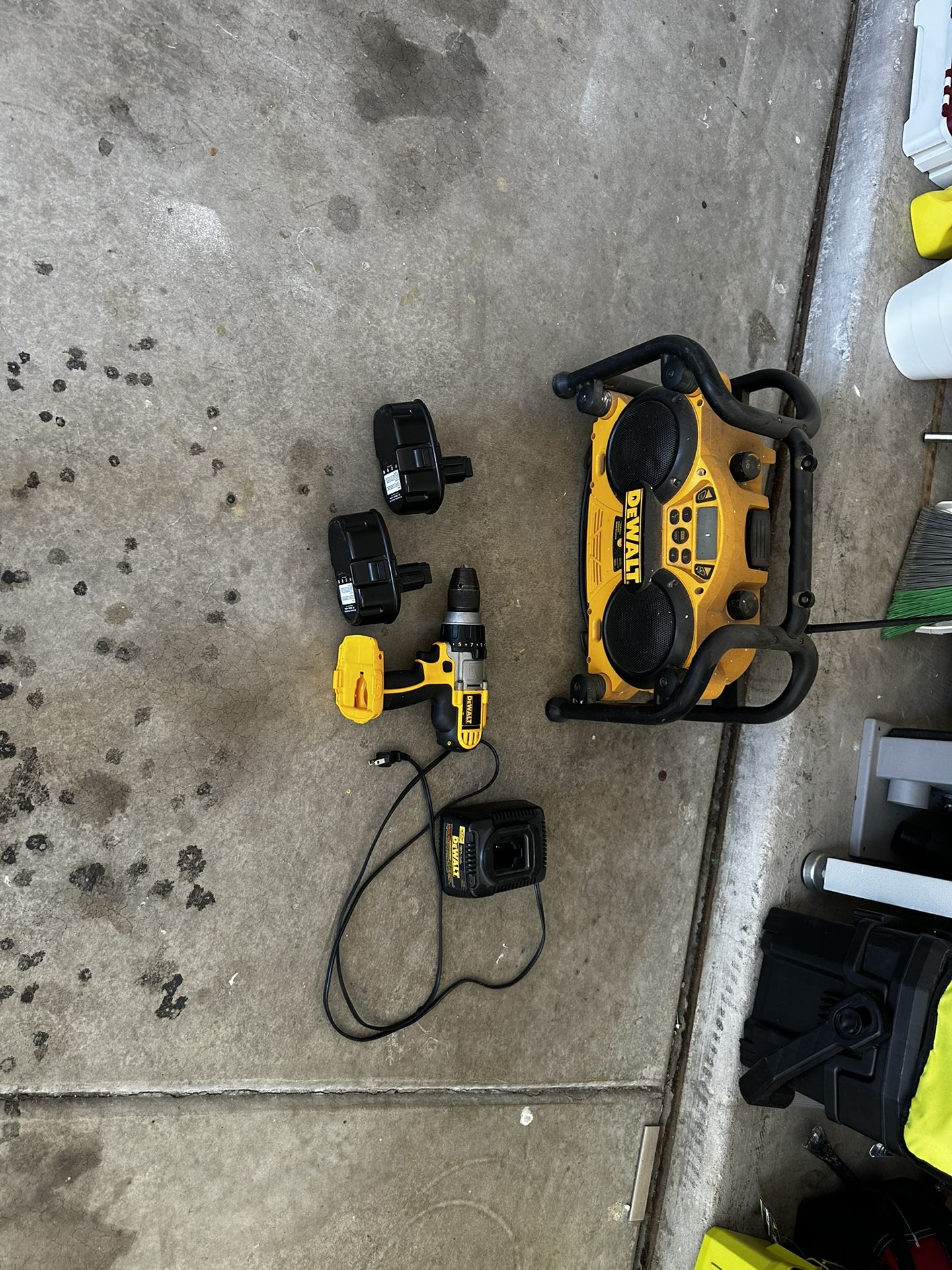 Dewalt Drill & Radio