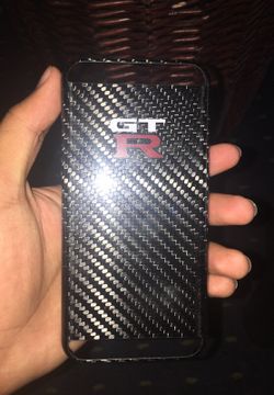 Carbon fiber GTR iPhone case