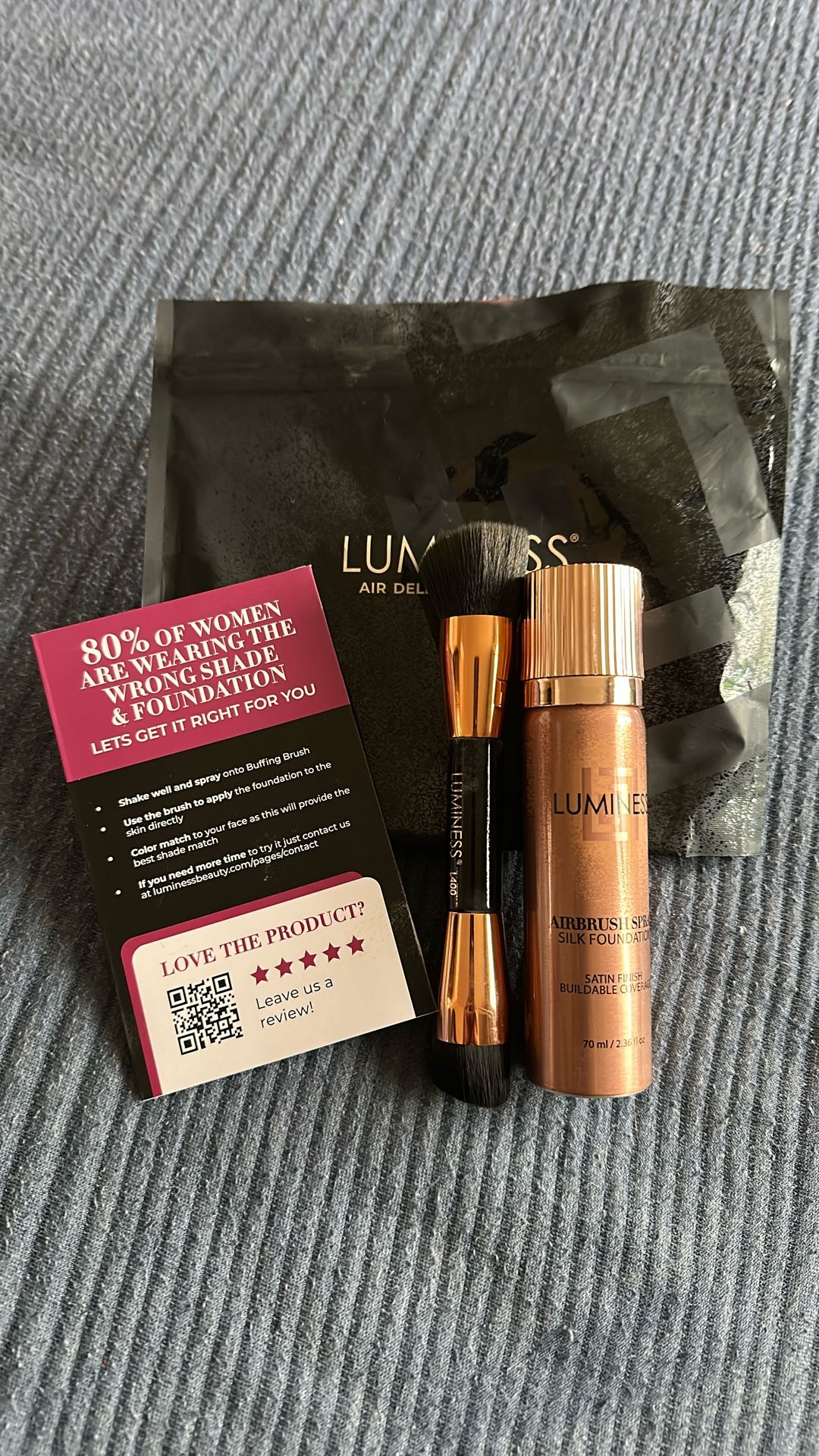 Luminess spray foundation