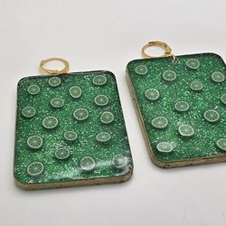 Slice of Key Lime Earrings 