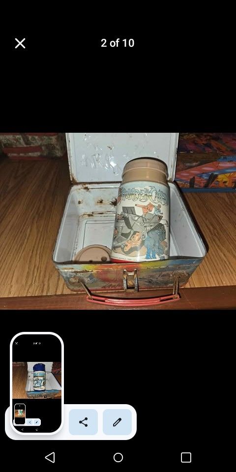 Lunch Box W Thermos ( x19 )From 60s To Late 70s