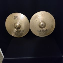 Sabian 14" B8 Hi Hat Cymbals 4 Drum set Crash Splash Trash China Ozone Gear At 50% Plus Off