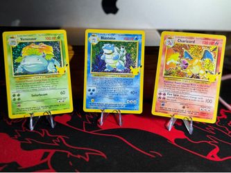 Venusaur+Blastoise+Charizard NM
