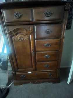 Stanley cherry wood wardrobe