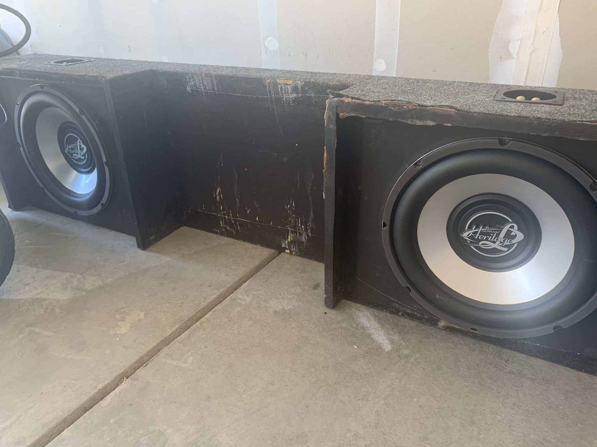 12 inch subwoofers box will fit any GM pick up