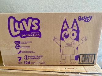 Luvs Size 7 Baby Diapers 124 Count