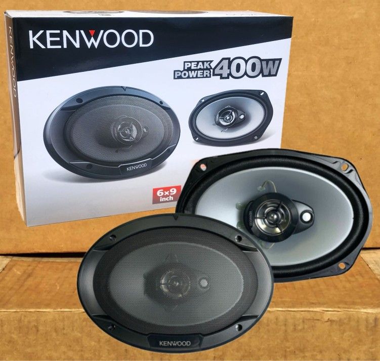 Kenwood Car Speakers Set Sports Series 6x9" 3-Way Coaxial Speaker System 400 Watts KFC-6966S 🚨 Payment Options Available 🚨 No Credit Needed 🚨