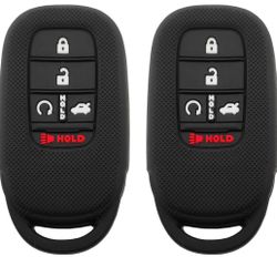 2pcs Silicone Protector Key Fob Cover Case（70D)