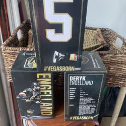 3 Vegas Golden Knights Statues 
