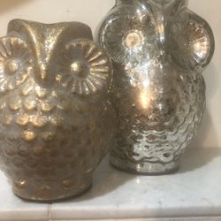 Gold And Silver Owls 🦉 $$22